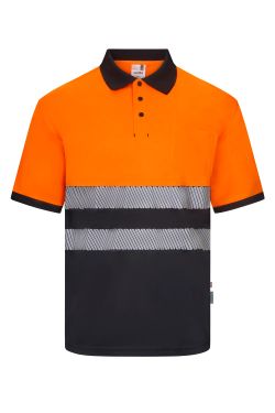 Polo bicolor manga corta CS