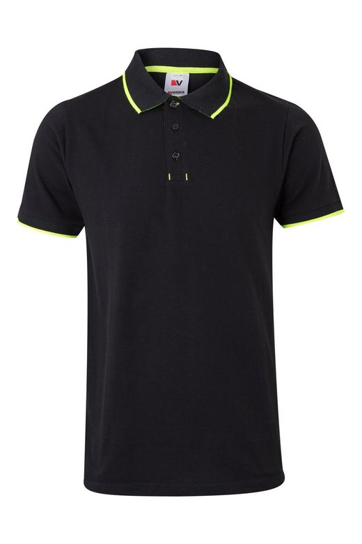 Polo bicolor manga corta