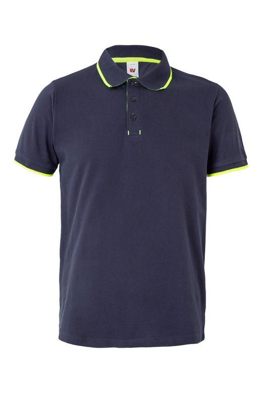 Polo bicolor manga corta
