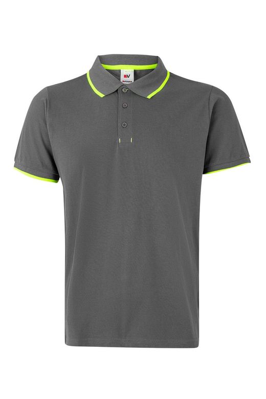 Polo bicolor manga corta