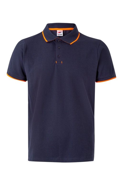 Polo bicolor manga corta
