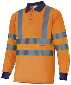 Polo bicolor manga larga AV