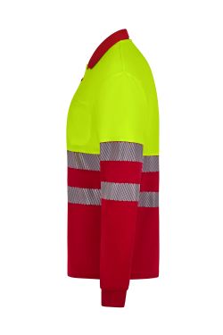 Polo bicolor manga larga CS