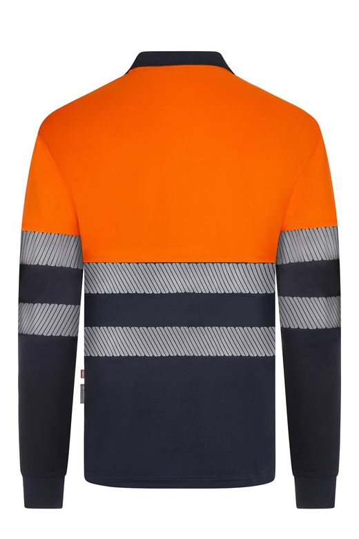 Polo bicolor manga larga CS