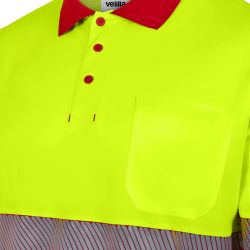 Polo bicolor manga larga CS