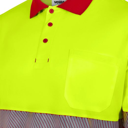 Polo bicolor manga larga CS