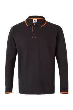 Polo bicolor manga larga