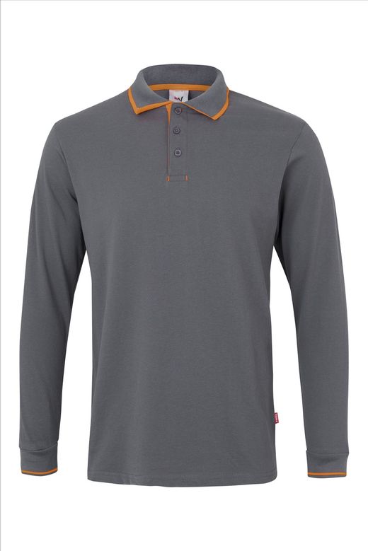 Polo bicolor manga larga