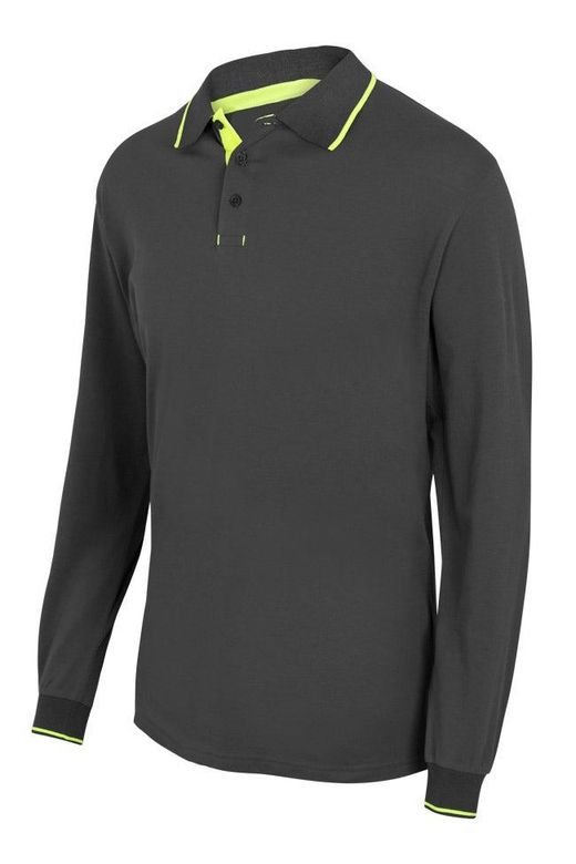 Polo bicolor manga larga
