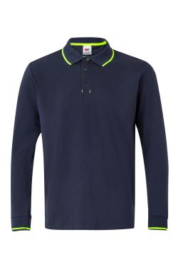 Polo bicolor manga larga