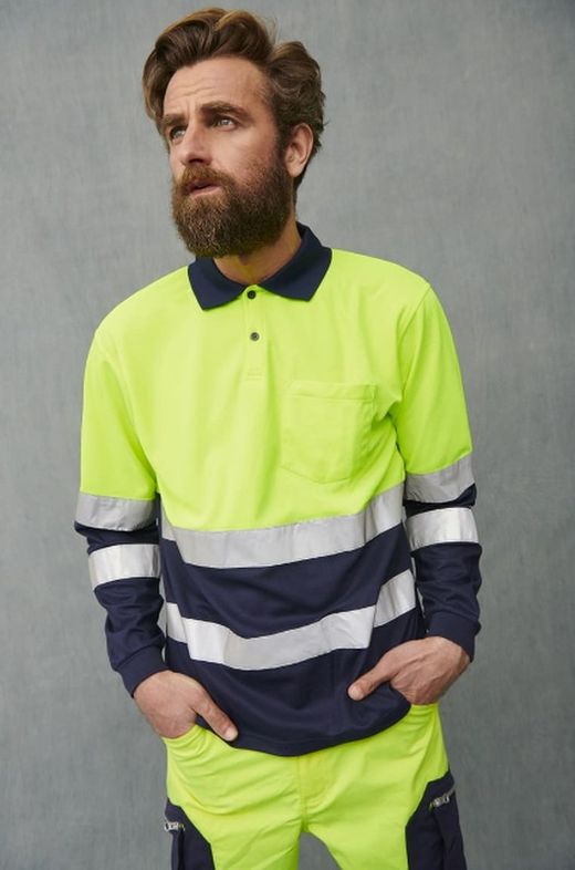 Polo AV manga larga varios colores