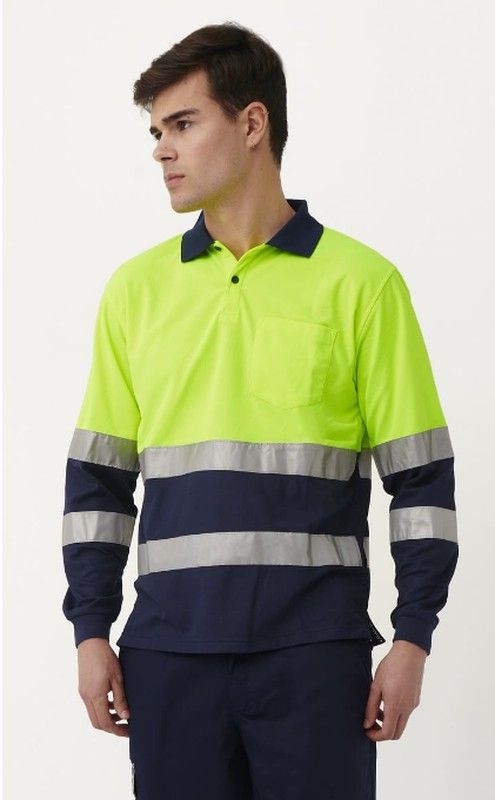 Polo AV manga larga varios colores