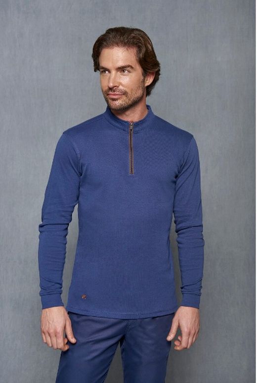 Polo Cuello Mao y Cremallera colores