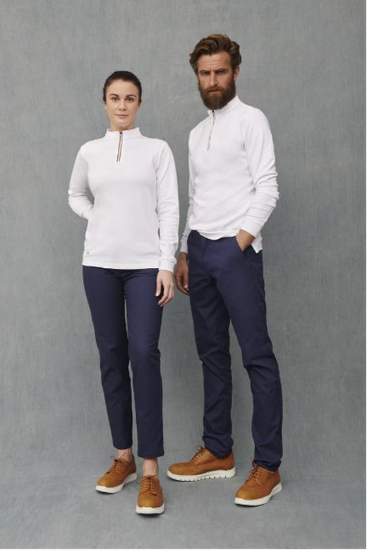 Polo Cuello Mao y Cremallera colores