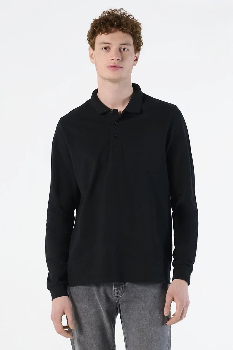Polo hombre Winter Negro / S