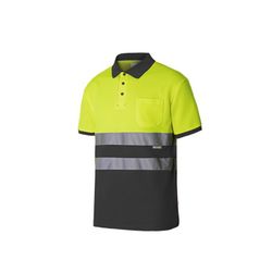 Polo haute visibilité à manches courtes