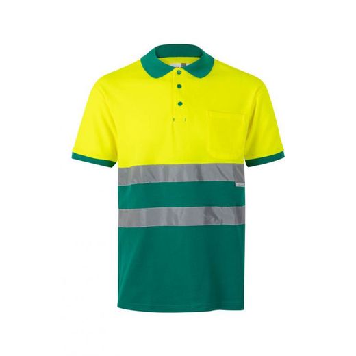 Polo haute visibilité à manches courtes
