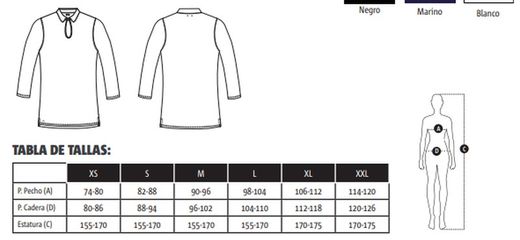 Polo Mujer Escote Lágrima colores