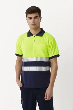 Polo à manches courtes AV différentes couleurs