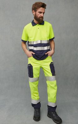 Polo à manches courtes AV différentes couleurs