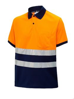 Polo à manches courtes AV différentes couleurs