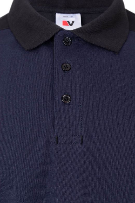 Polo stretch bicolor MC