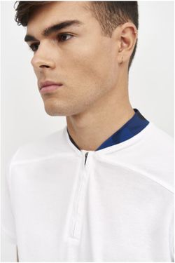 Polo unisex Cuello Mao y Cremallera colores