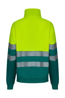 Sudadera bicolor media cremallera CS