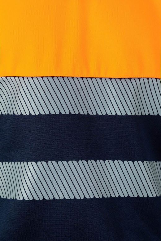 Sudadera bicolor media cremallera CS