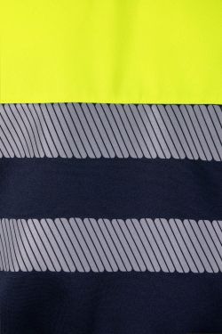 Sudadera bicolor media cremallera CS