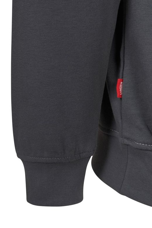 Sudadera bicolor media cremallera