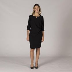 Vestido manga 3/4 negro o marino