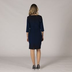 Vestido manga 3/4 negro o marino