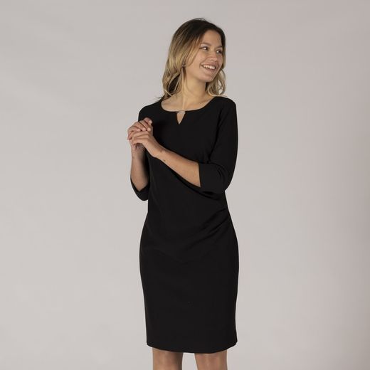 Vestido manga 3/4 negro o marino