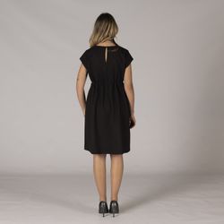 Vestido manga corta negro o marino