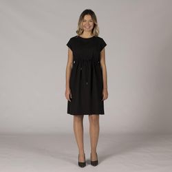 Vestido manga corta negro o marino