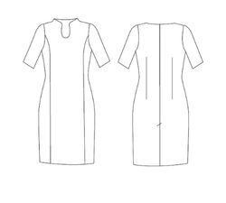 Vestido negro, marino o gris