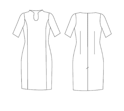 Vestido negro, marino o gris