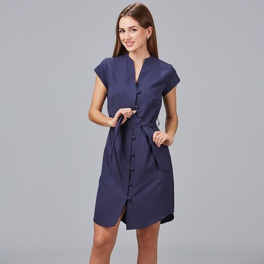 Vivaz Robe colorée en lin