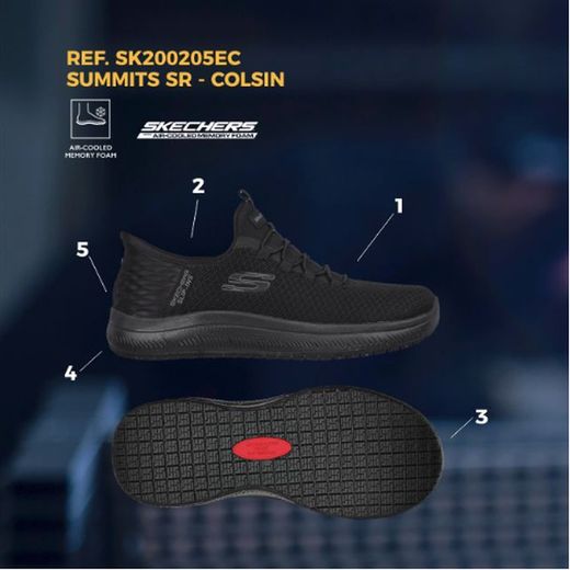 Zapato seguridad Skechers Tilido hombre