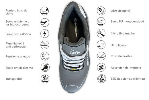Zapatos seguridad Dunlop Matt