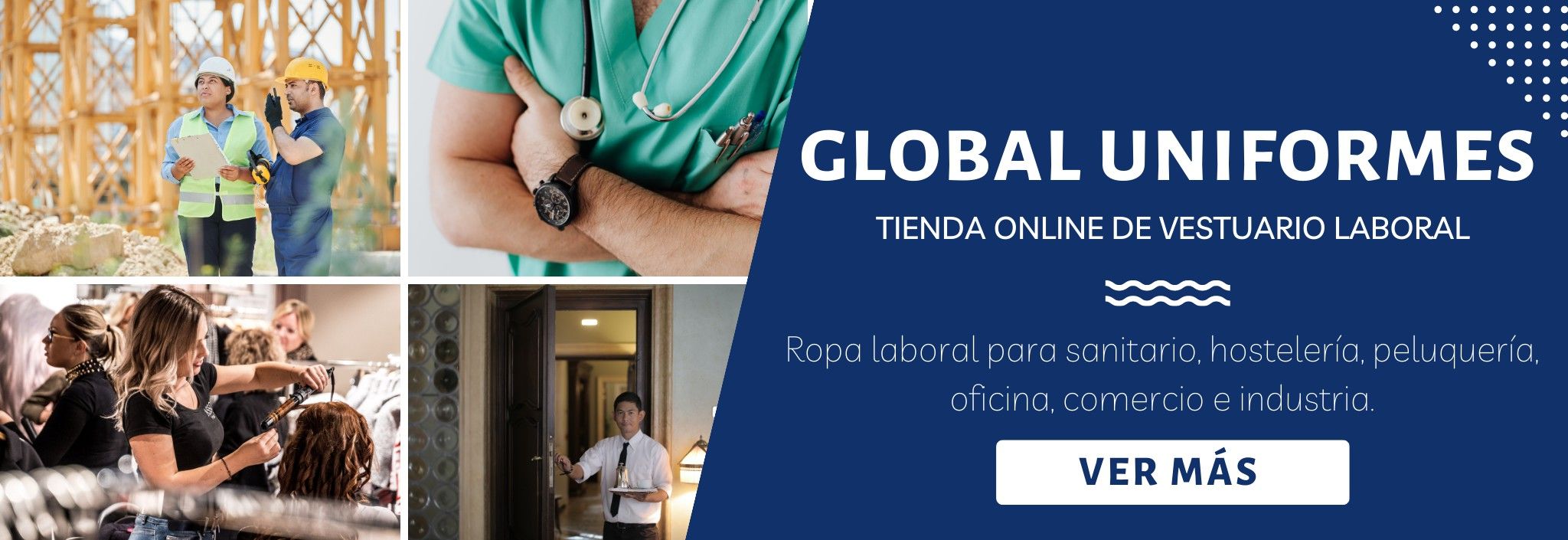 Global Uniformes. Tienda online de vestuario laboral
